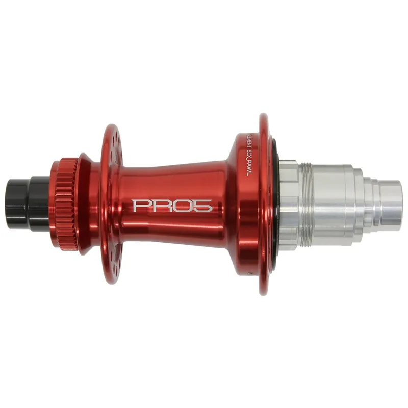 Markenprodukt Hope Pro 5 Hinterradnabe - Centerlock - 12x148mm Boost SRAM XDR - rot