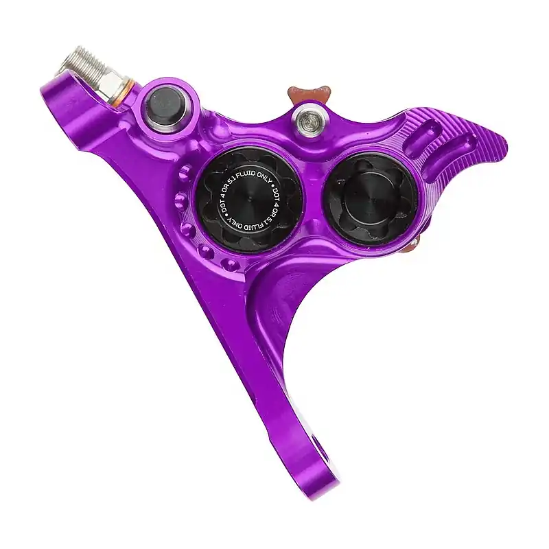 Hope RX4+ SL Bremssattel Flat Mount +20mm Vorn DOT - lila Beliebt