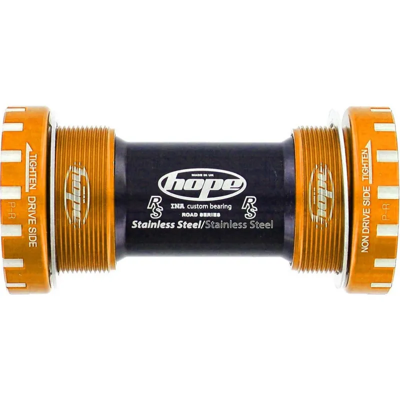 Hope Innenlager Lagerschalen Rennrad Edelstahl - BSA-68-24 - orange Zertifiziert
