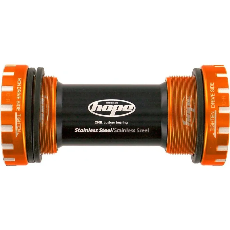 Aktuell Hope Innenlager Lagerschalen MTB Edelstahl - BSA-68/73-24 - orange