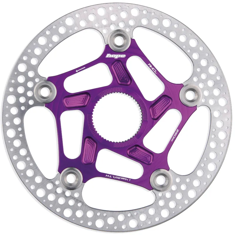 Hope RX Centerlock Bremsscheibe - 160mm - lila Zertifiziert
