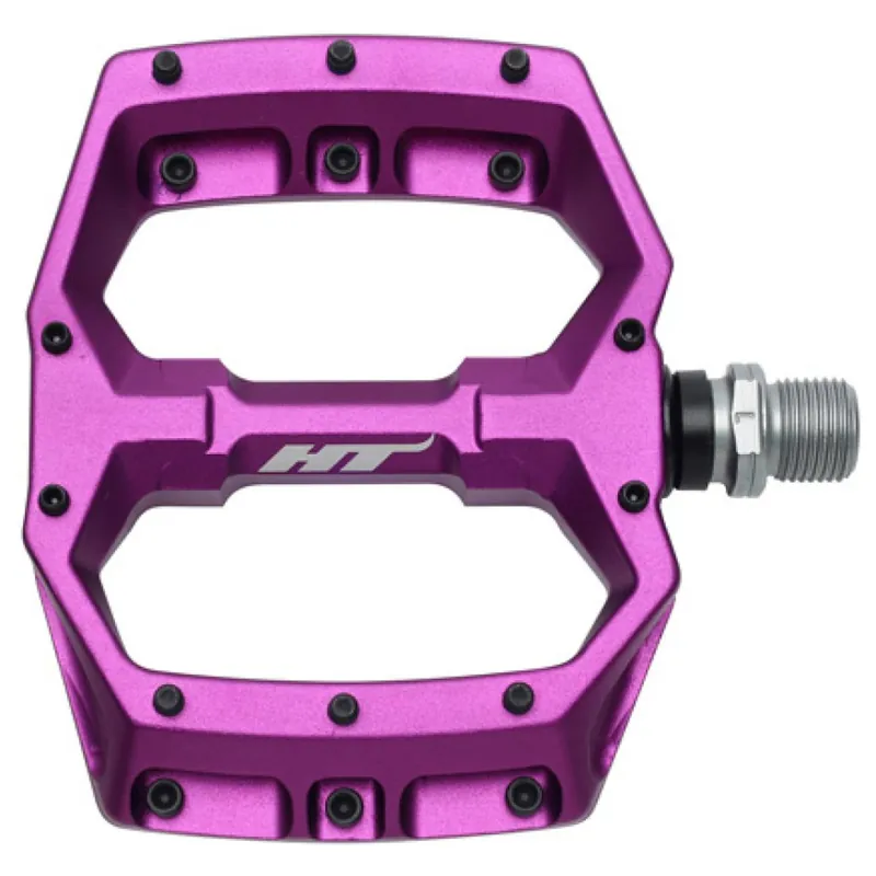 Finale Aktion HT AF03 Plattformpedale - Spider NANO CrMo-Achse - purple