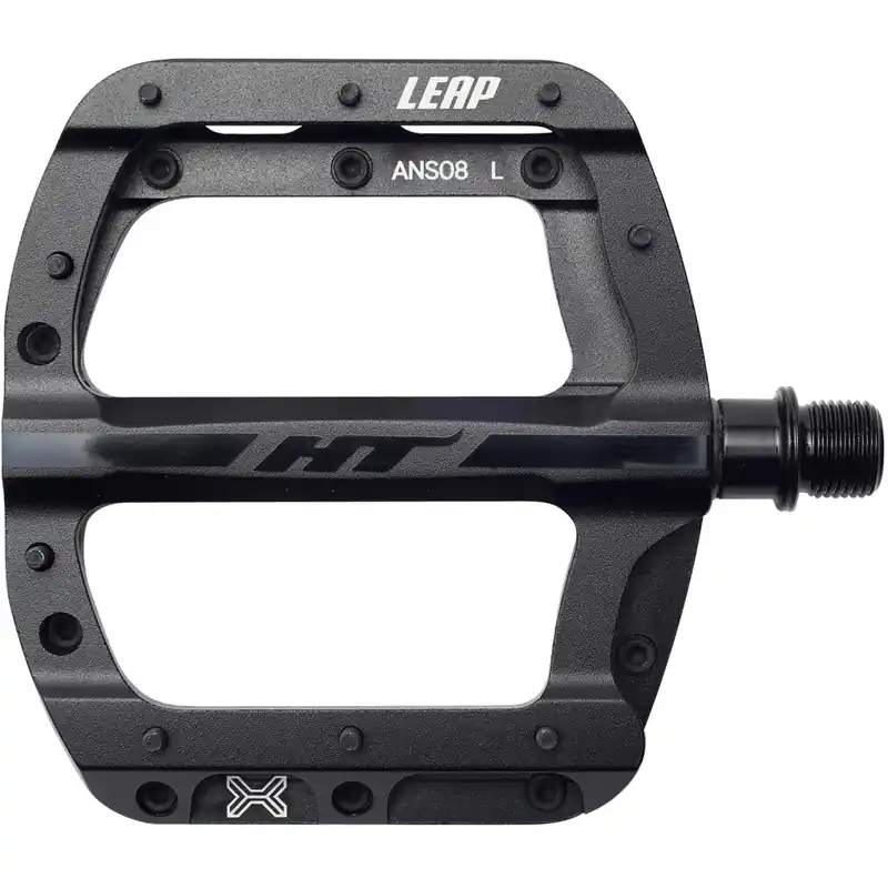 HT ANS08 Plattformpedale - Leap NANO-S CrMo Axle - stealth Neue Kollektion