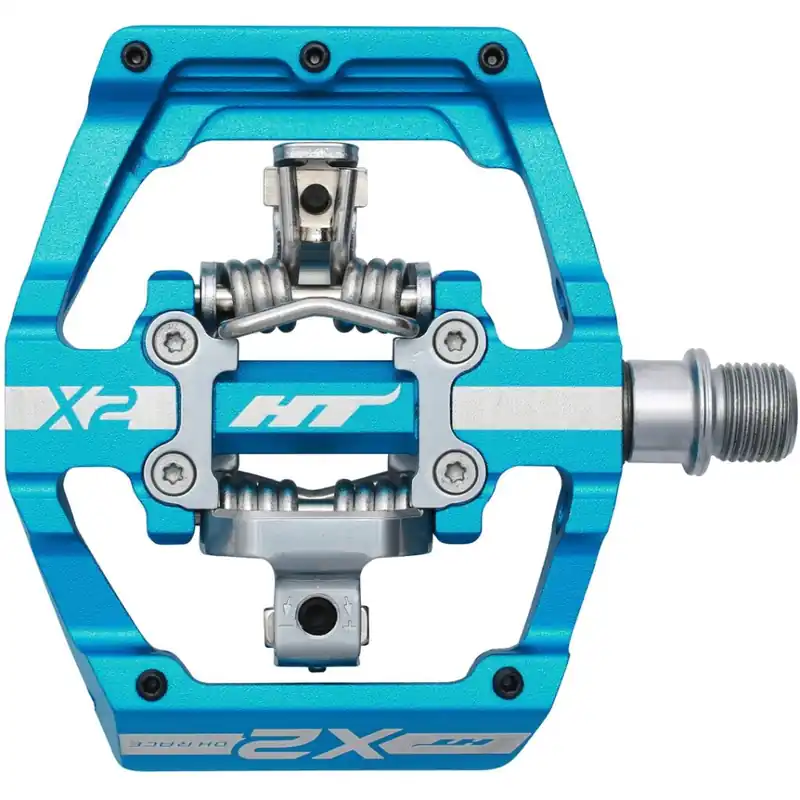 HT X2 Klickpedal Aluminium - himmelblau Neue Ware