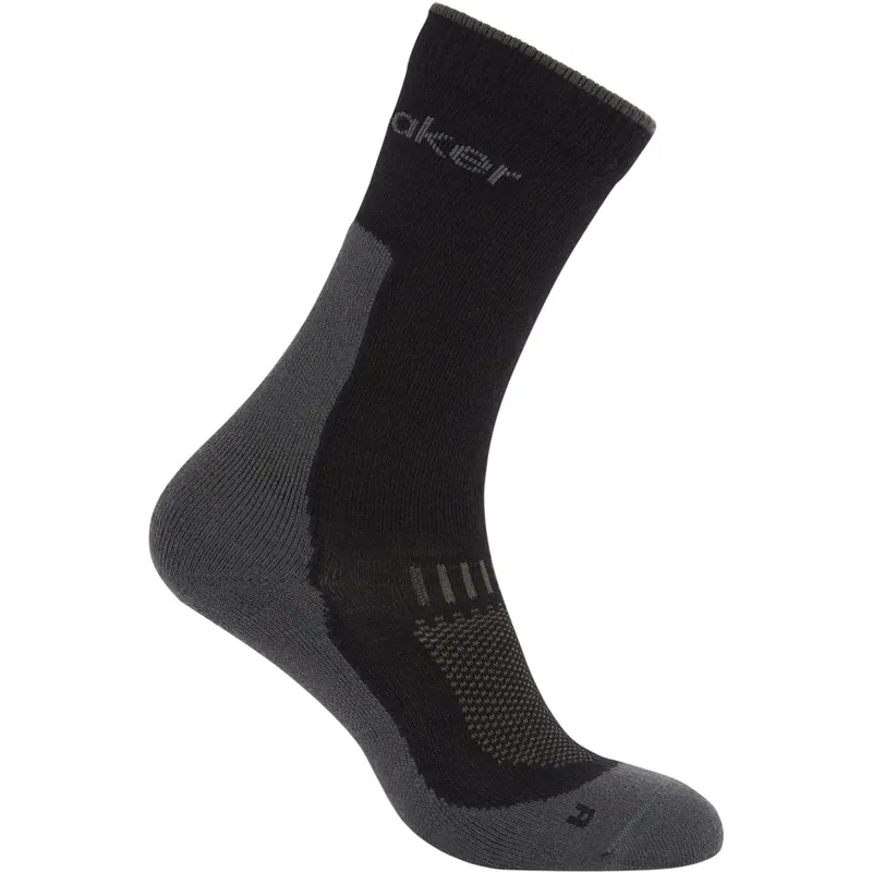 Jetzt Kaufen Icebreaker Merino Hike+ Light Crew Socken Herren - Schwarz/Obsidian