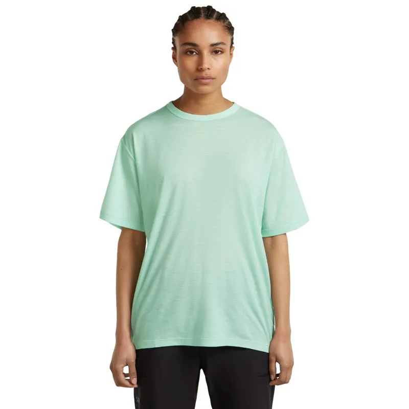 Neu Icebreaker Merino 150 Tech Lite Relaxed T-Shirt Damen - Mint