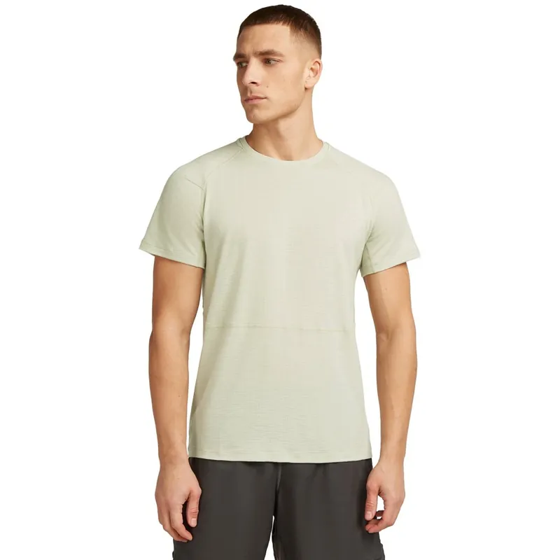 Icebreaker Merino 200 Waffle Elevation T-Shirt Herren - Ashen Schnäppchen