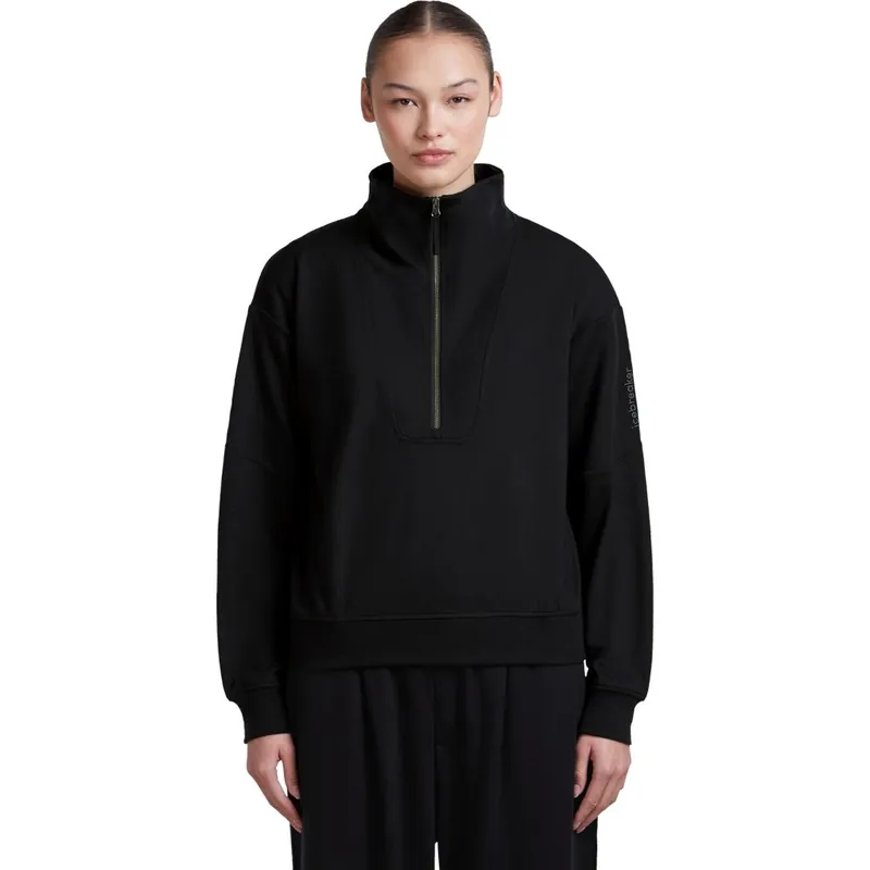 Icebreaker Merino 150 Drift Relaxed Half Zip Pullover Damen - Black Kracherpreis