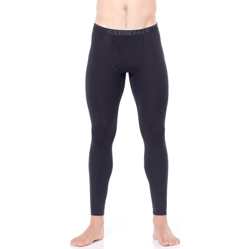 Solange Der Vorrat Reicht Icebreaker Merino 200 Oasis Leggings mit Eingriff Herren - Schwarz/Monsoon