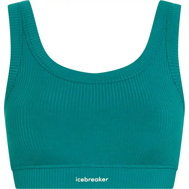 Geprüft Icebreaker Merino Rib Lotus BH Damen - Tidal Teal
