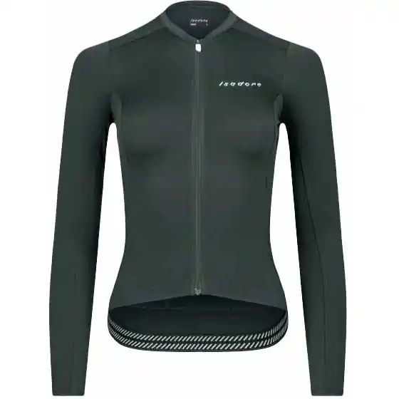 Aktuell Isadore Debut Langarmtrikot Damen - Deep Forest
