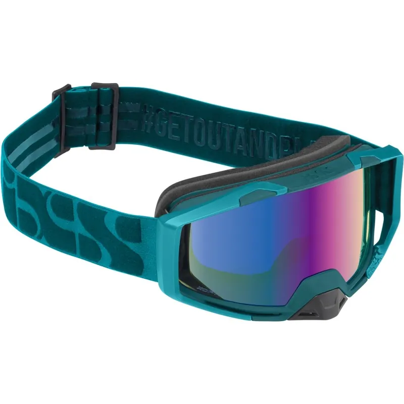 Top-Preis iXS Trigger Mirror Goggle - everglade/mirror cobalt