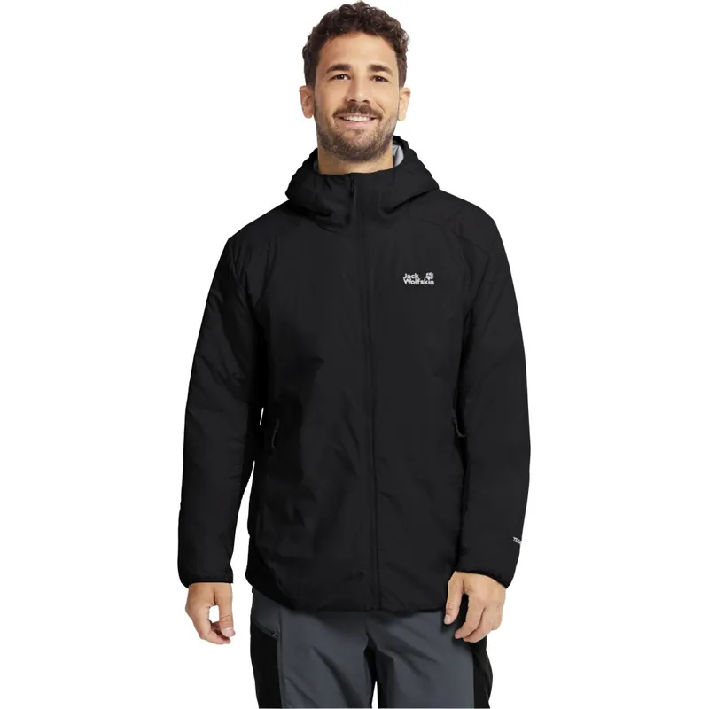 Jack Wolfskin Trail Light Hybridjacke Herren - black Solange Der Vorrat Reicht