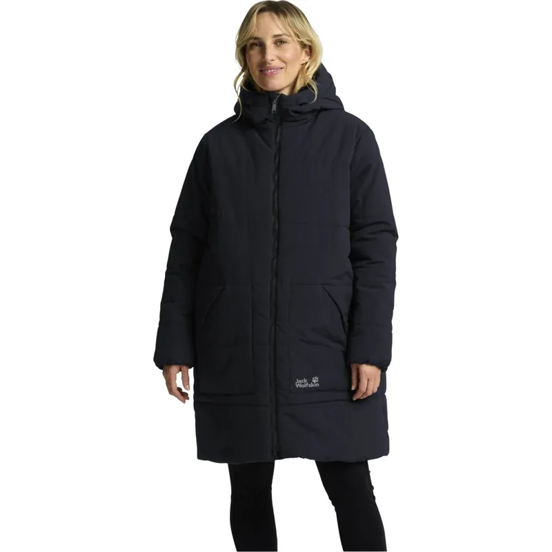 Neuheit Jack Wolfskin Northern Lite Mantel Damen - dark navy