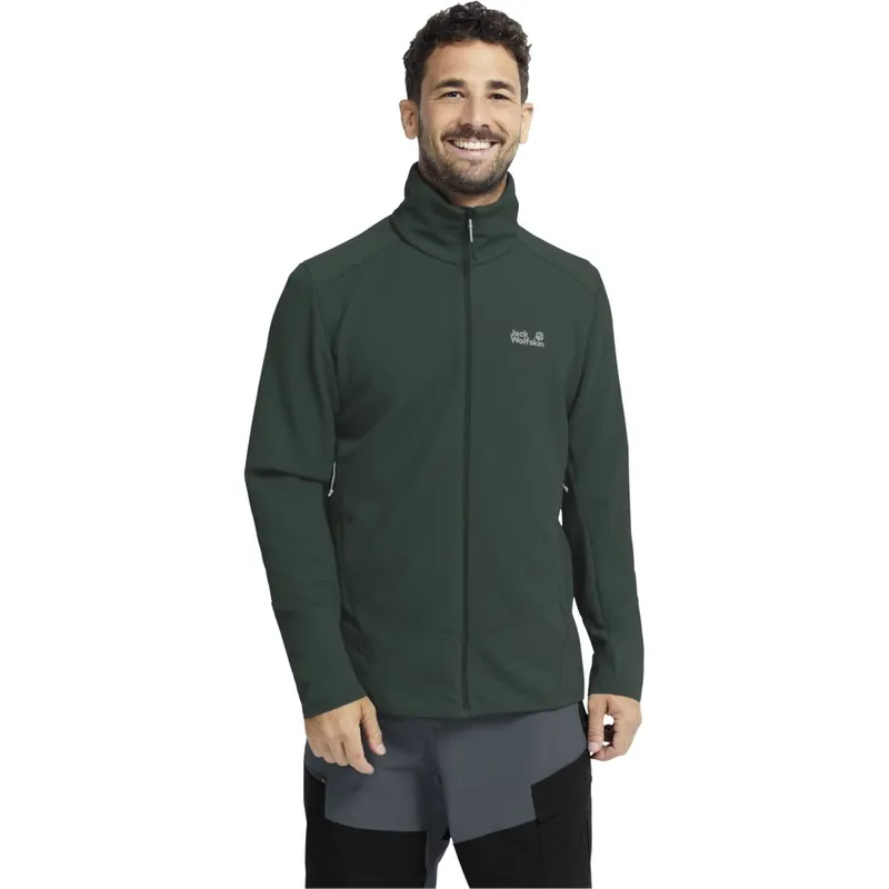 Beliebt Jack Wolfskin Ridge Hike Full Zip Jacke Herren - sago palm