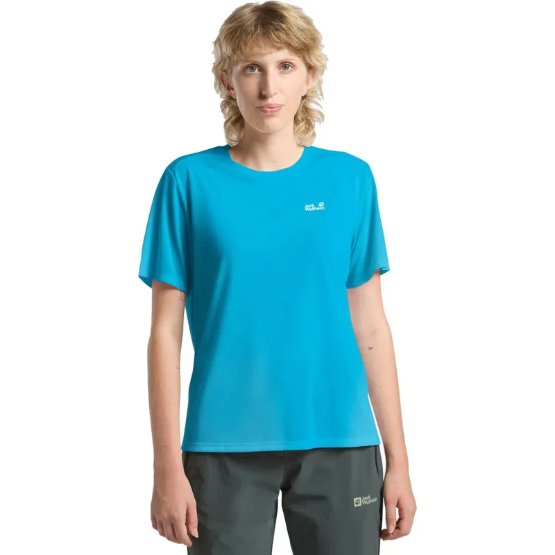 Jack Wolfskin Vonnan Kurzarmshirt Damen - empire blue Wochenendangebot