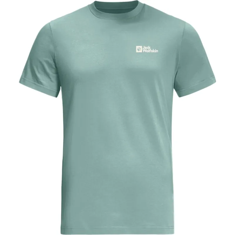 Zertifiziert Jack Wolfskin Essential T-Shirt Herren - soft jade