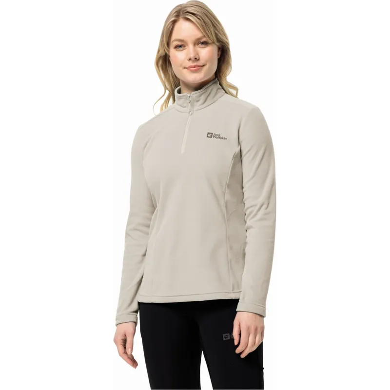 Finale Aktion Jack Wolfskin Taunus Half Zip Fleecepullover Damen - seal