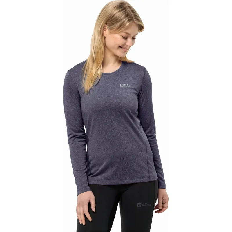 Bestpreis Jack Wolfskin Sky Thermal Langarmshirt Damen - graphite