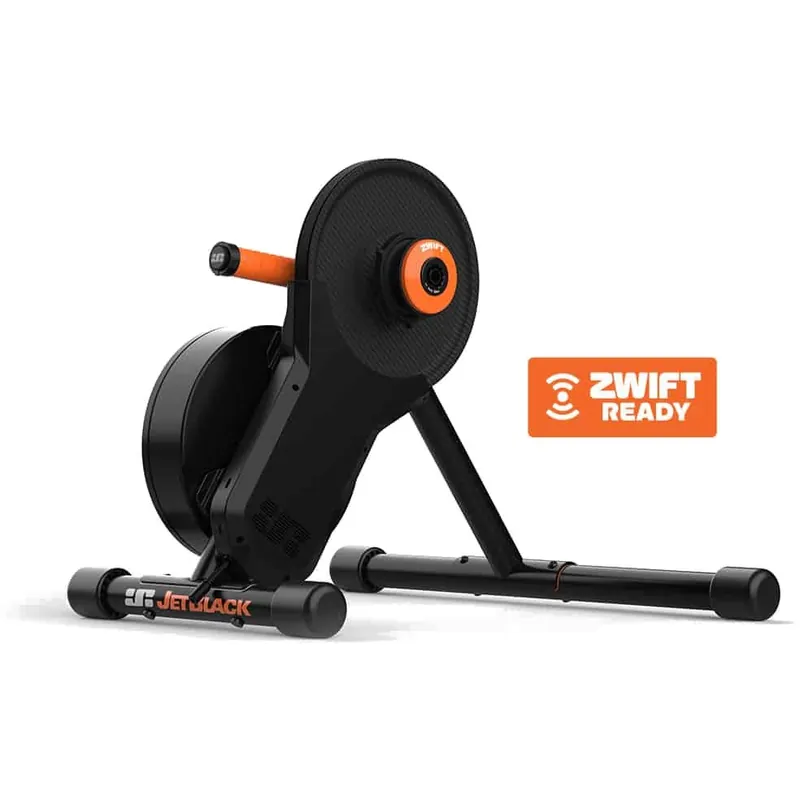 Preisreduziert JetBlack Victory Smart mit Zwift Cog & Click V2 - Direct Drive Heimtrainer - schwarz
