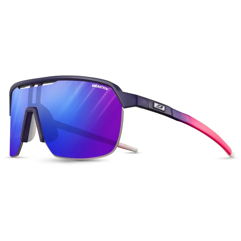 Wochenendangebot Julbo Frequency Reactiv 1-3 High Contrast Sonnenbrille - Violet/Pink - Multilayer Blue