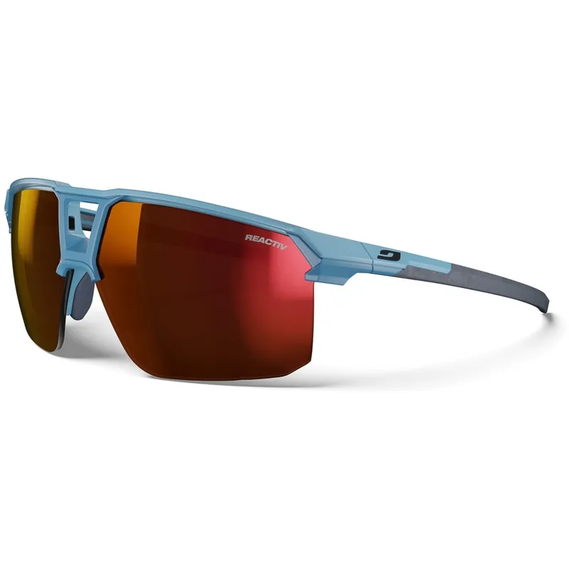 Julbo Liry Reactiv 0-3 High Contrast Sonnenbrille - Matte Blue / Blue Glossy - Multilayer Red Bestseller