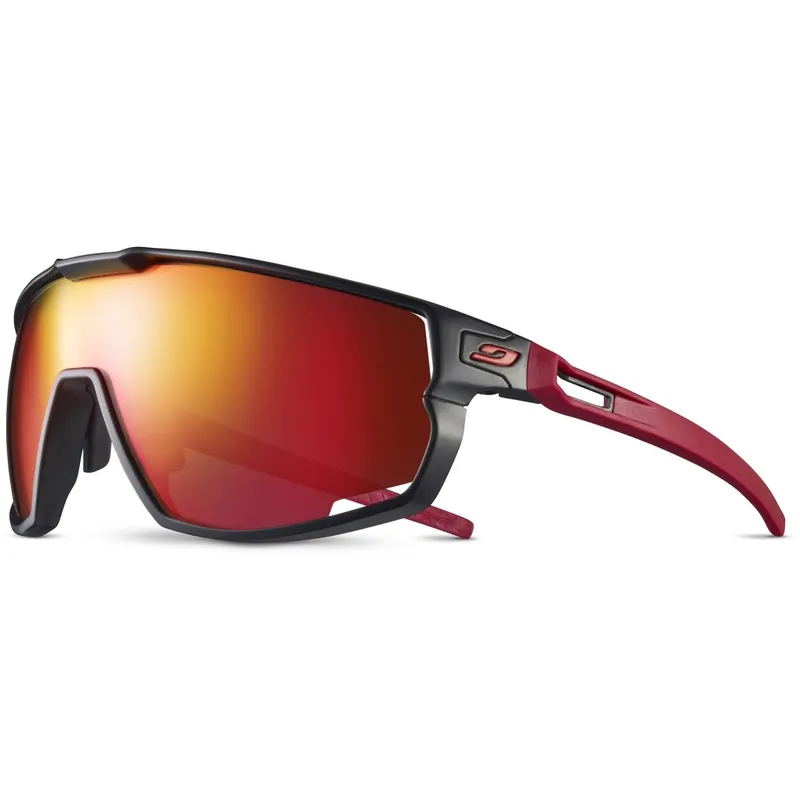 Julbo Rush Spectron 3 Sonnenbrille - Black/Red - Multilayer Red Highlight