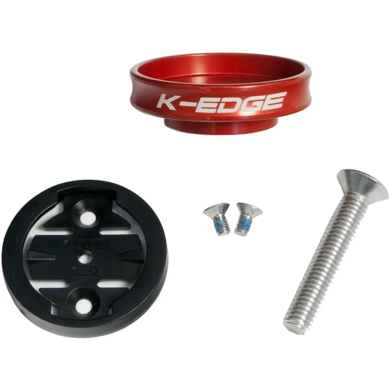 Top-Seller K-Edge Garmin Gravity Top Cap Mount Vorbauhalterung - rot