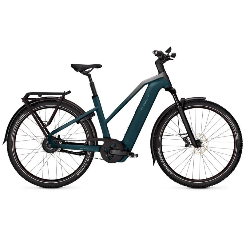 Letzte Chance Kalkhoff ENTICE 5+ ADVANCE BELT - Damen E-Bike - 2026 - darksprings / jetgrey matt
