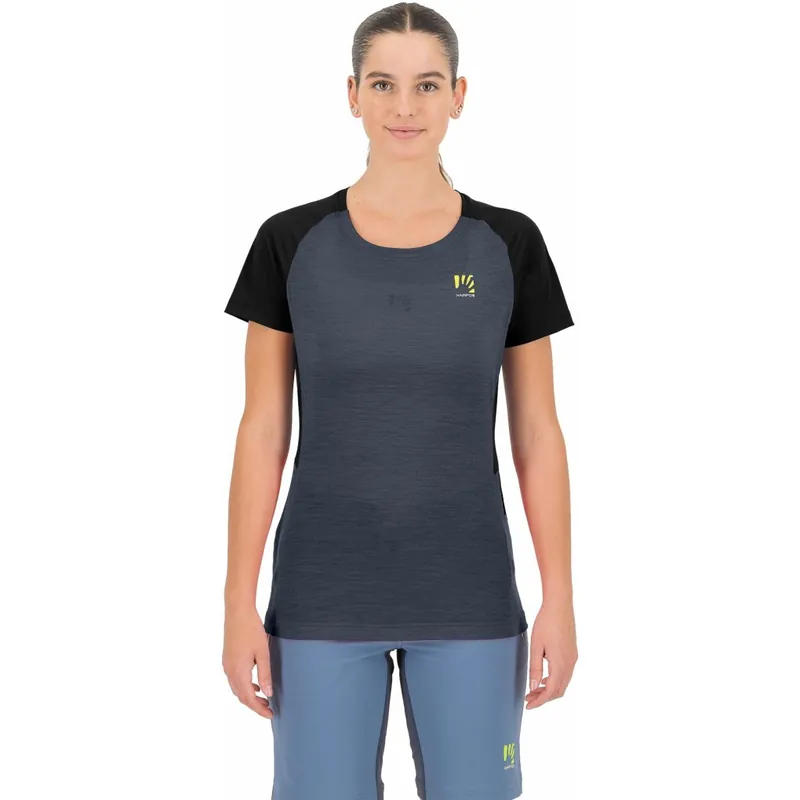 Neu Karpos Cimonega T-Shirt Damen - ombre blue/vulcan