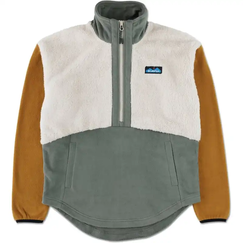 KAVU Timber Lane Fleece Pullover Damen - Pine Tree Block Günstig