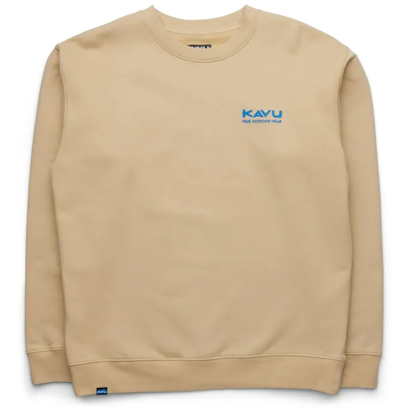Direktkauf KAVU Core Crew Sweatshirt Herren - Classic Beige