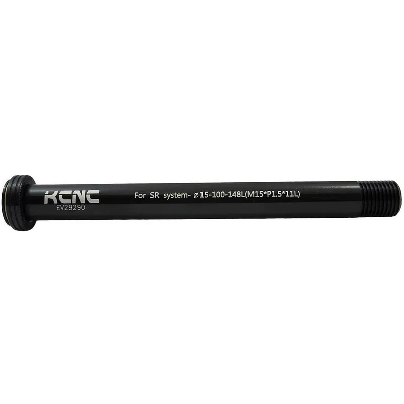 Geprüft KCNC Steckachse KQR08 - 12x100mm - 6061AL - schwarz