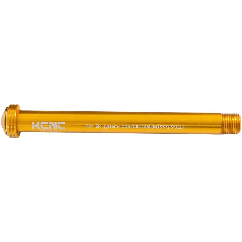 Garantierte Lieferung KCNC Steckachse KQR08 - 12x100mm - 6061AL - gold