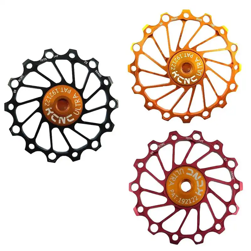 Bestpreis KCNC Jockey Wheels Narrow / Wide Aluminium Ceramic Schaltungsrädchen für Jockey Wheel System