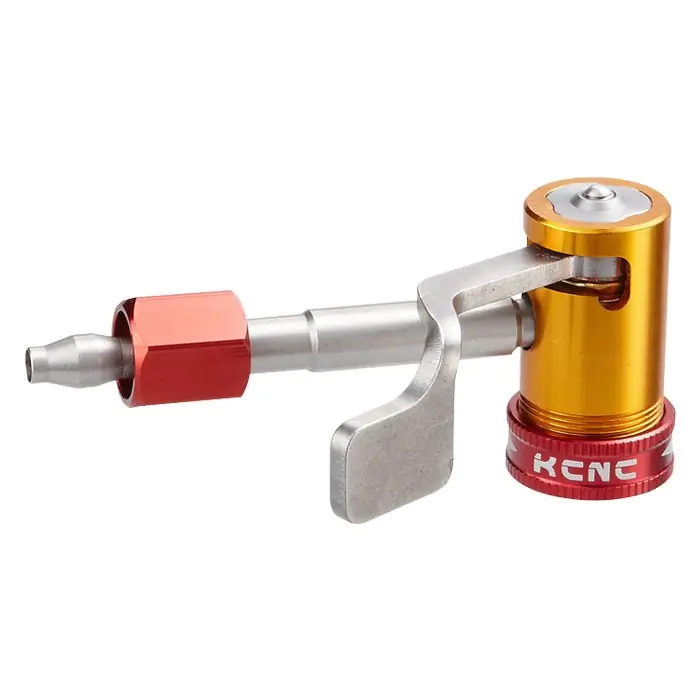 KCNC Pumpenkopf für Standpumpenschlauch - silber/rot/orange Preiswert