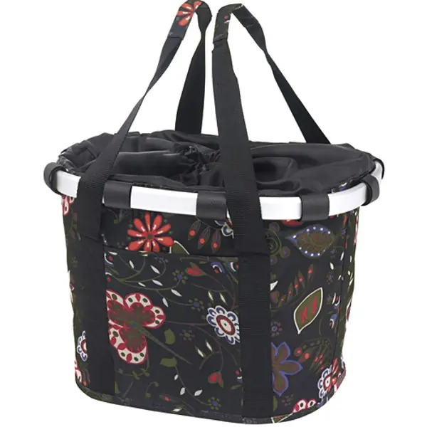 KLICKfix Reisenthel 0303 Fahrradkorb - 15L - folklore-schwarz Bestseller