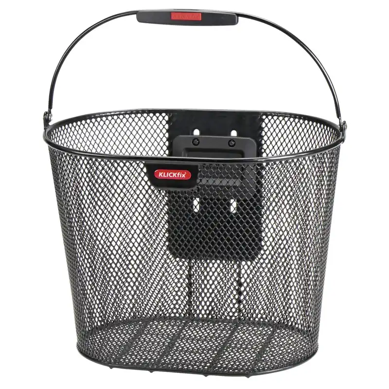 Versand Am Gleichen Tag KLICKfix Oval Plus 0385KLIK Lenkerkorb - 18L - schwarz