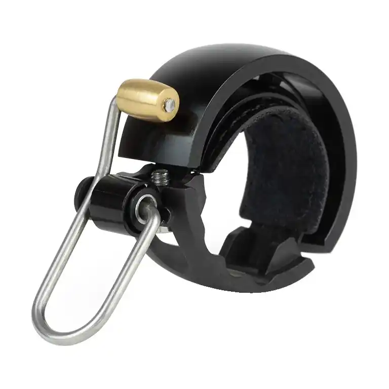 Knog Oi Luxe Fahrradklingel - matt schwarz Beliebt