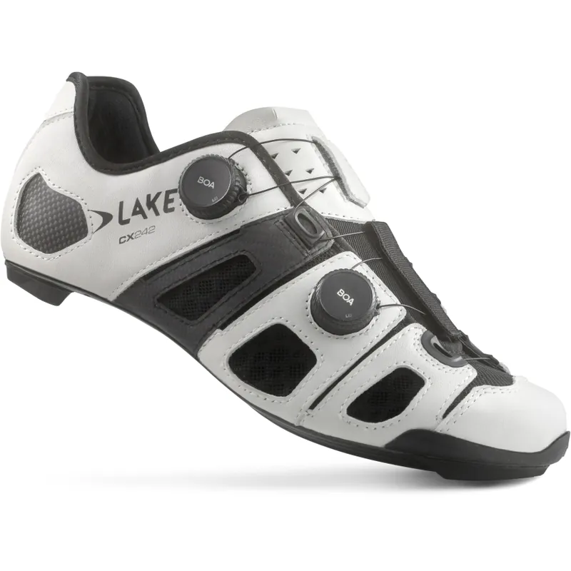 Lake CX242 Rennradschuhe Herren - weiß/schwarz Direkt Vom Hersteller