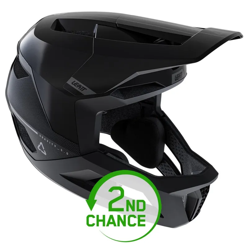 Leatt Gravity 5.0 MTB-Helm - schwarz - B-Ware Knallerangebot