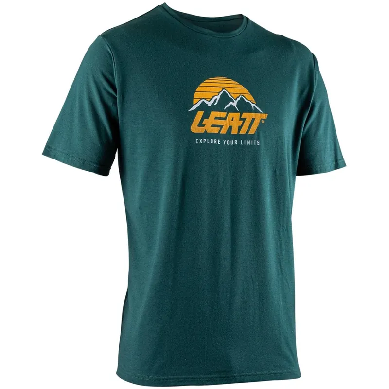 Abverkauf Leatt Core T-Shirt Unisex - spruce green