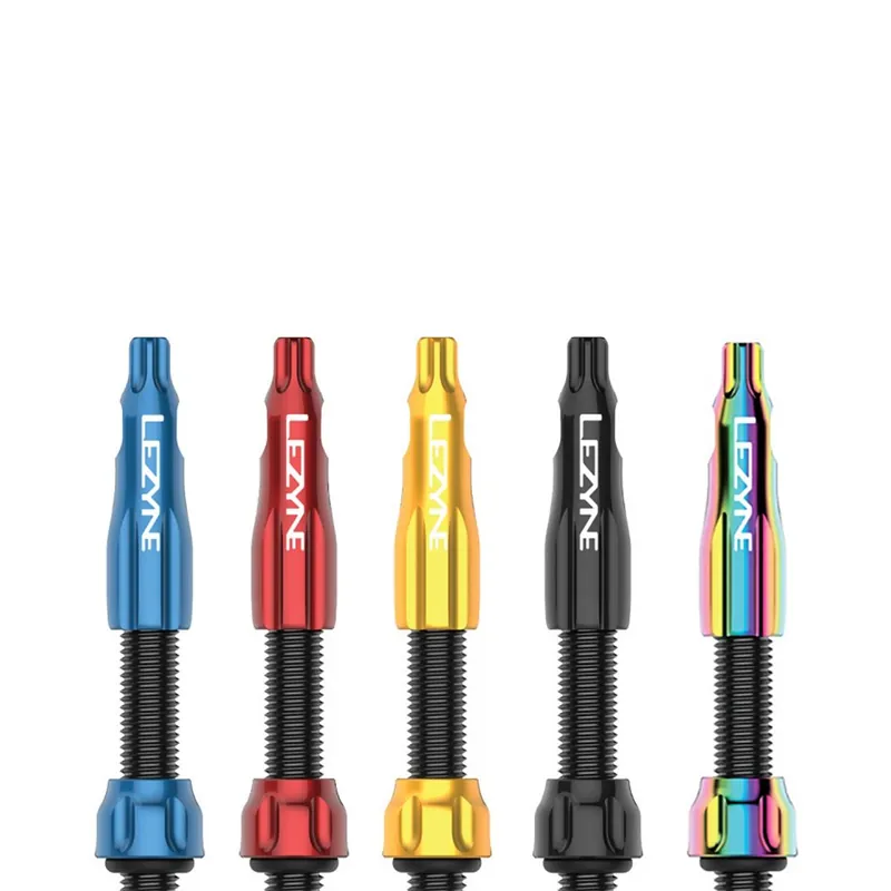 Lezyne CNC TLR Tubeless Ventile - 80 mm / 1 Paar Zertifiziert