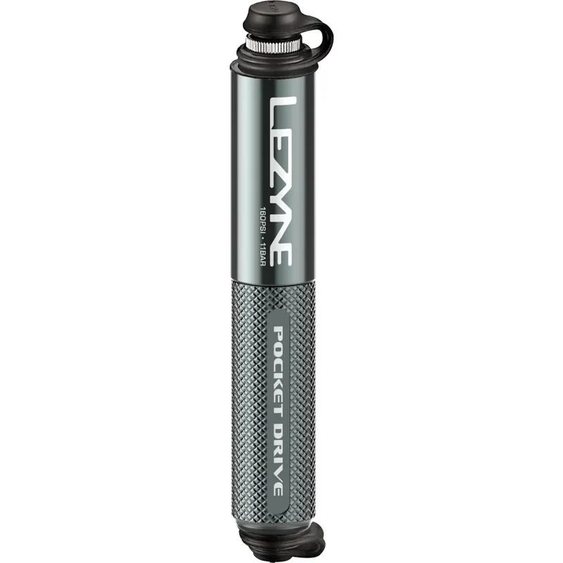 Neuheit Lezyne CNC Pocket Drive Minipumpe - hellgrau