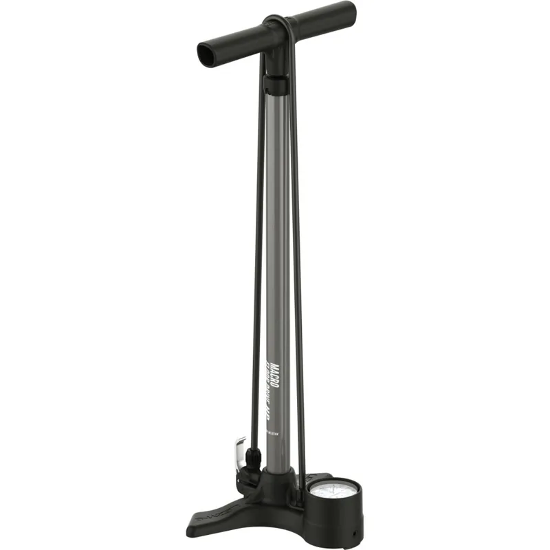 Zertifiziert Lezyne Macro HP Floor Drive DV Standpumpe - grau matt