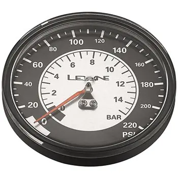 Sale Lezyne 220psi Ersatzmanometer 3.5" für Standard Standpumpen