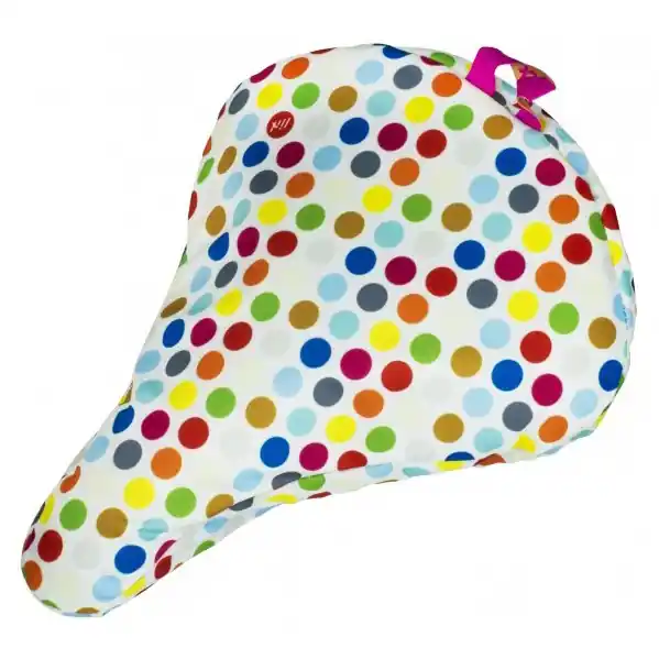 Liix Polka Big Dots Mix Sattelbezug - weiß Ausverkauf