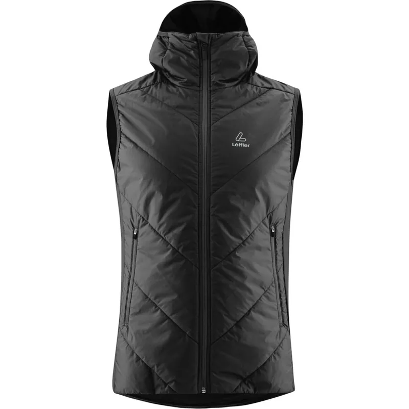 Begrenztes Angebot Löffler PL 60 Kapuzenweste Herren - schwarz 990
