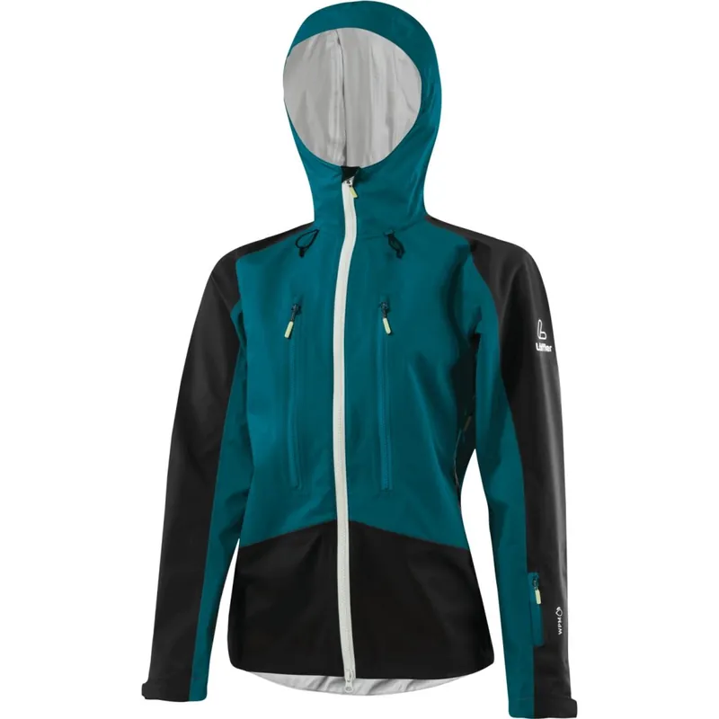 Echt Löffler Severo WPM Protect Kapuzenjacke Damen - blue coral 373