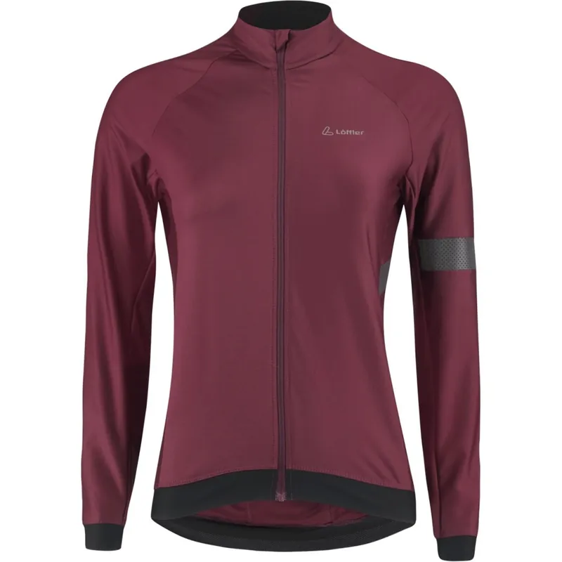 Bestseller Löffler Capitana Bike Langarmtrikot Damen - aubergine 536